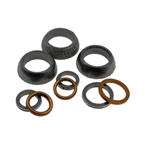 Motorcycle Silencer Spacer Tricycle Exhaust Pipe Spacer Fuxi Taiko Gas Leak Resistant High Temperature Resistant Sealing Spacer