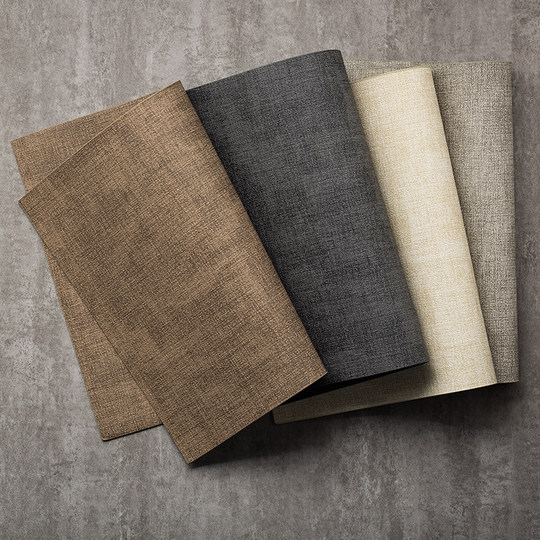 Qide daily waterproof and heat-resistant light luxury leather anti-oil ironing rectangular Western restaurant table mat Chinese style placemat