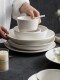 High-end dishes set for home use new simple tableware ceramic dish plate rice bowl housewarming gift box set 2025