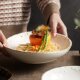Nordic style light luxury style large household high-end Internet celebrity ceramic tableware spaghetti rice bowls and plates