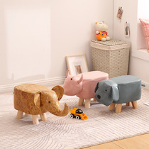 Sturdy nursery Bedrooms small stools for shoes Short pier Gifts Creative Animal Stools Bench Children Swap benches