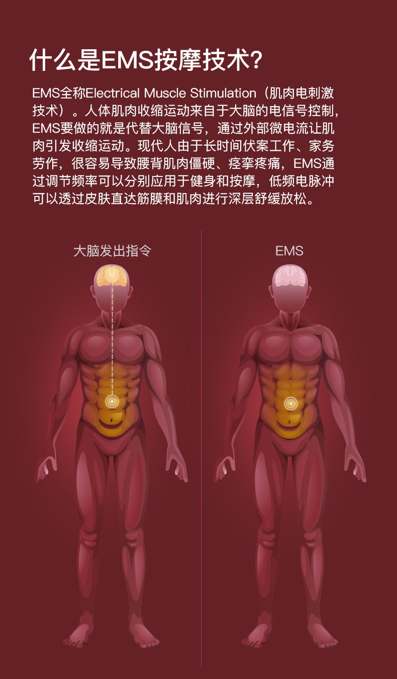 韩国MRGK 银丝黑科技超轻20g 可水洗腰部按摩器 护腰带 图2