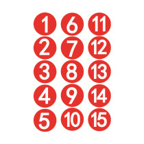 Customized diameter 5cm round digital sticker waterproof oil release sticker pvc floor sticker