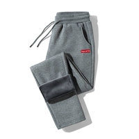 622 серые красные стандартные прямые ноги плюс бархат