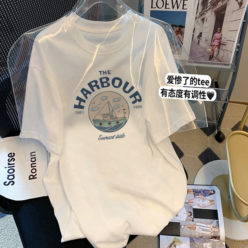 2026 New Maternity Tops, Fashionable Pure Cotton Loose Large Size Short-Sleeved T-Shirts, Mid-Length, Age-Reducing, Summer Trend