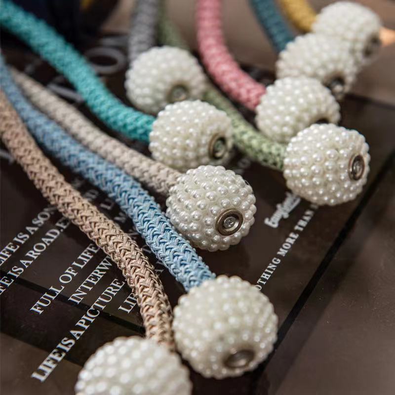 Simple curtain straps a pair of wild magnet buckle pair suction curtain buckle curtain tie buckle curtain rope strap