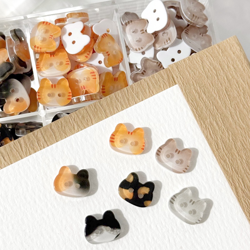 Little Leopard Print Orange-Brown Cat Cute Irregular DIY Decoration Doll Clothes Accessories Handmade Sewing Supplies Buttons Little Leopard Print Orange-Brown Cat Cute Irregular DIY Decoration Doll Clothes Accessories Handmade Sewing Supplies Buttons