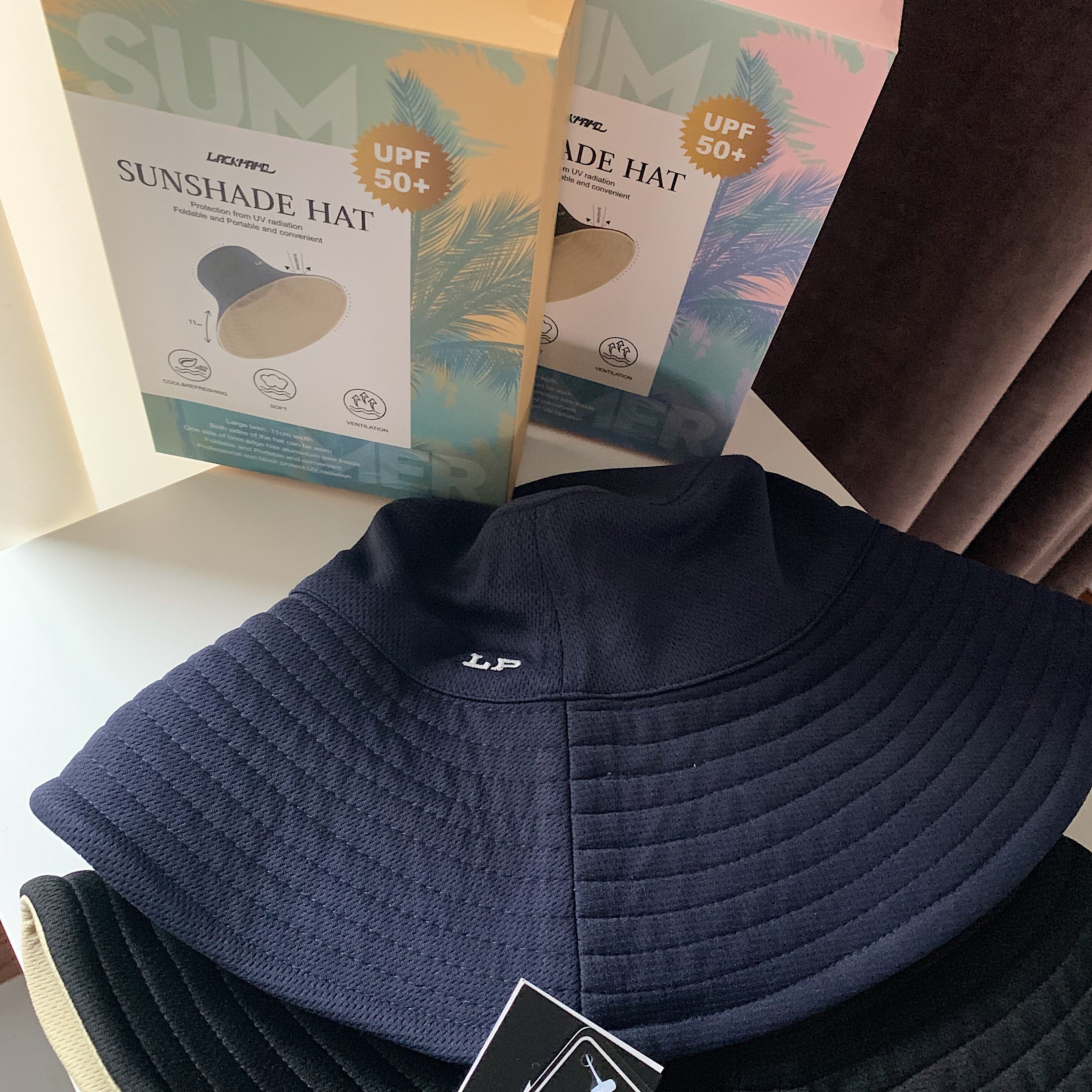 Spot LACKPARD Wide Hat LP sunscreen cap Fisher cap anti UV anti - big S same style