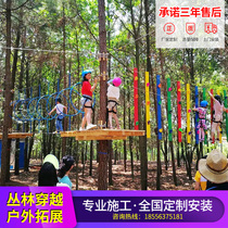 Outdoor Jungle Crossing Expansion Equipment Large Scenic Farm Jungle Amusement and Expansion Equipment Manufacturers Customized