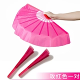 Фан -фанат танца красные пластиковые фанаты танце