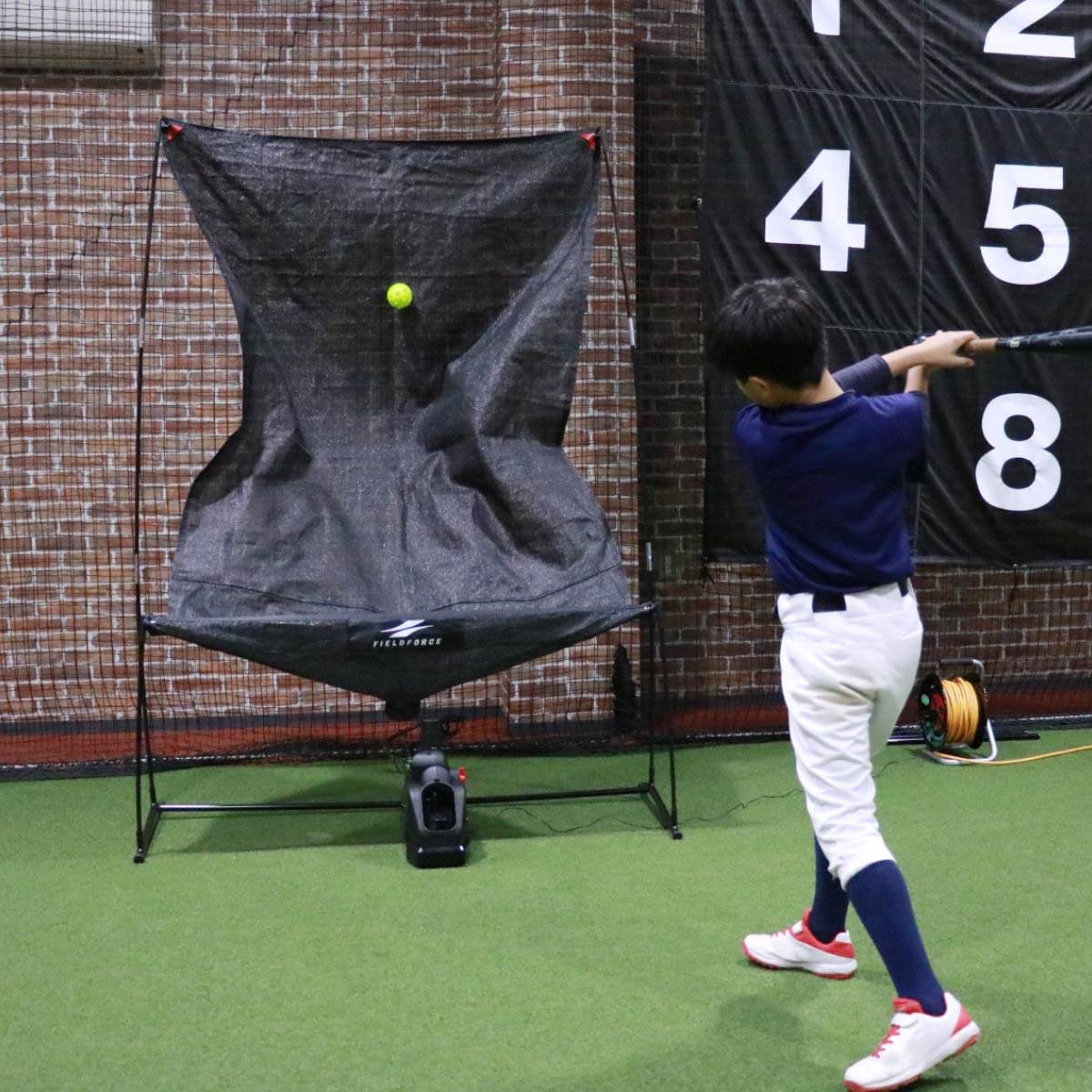 Baseball Batting Practice Machine with Automatic Pitching and