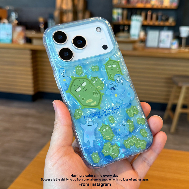 Rick and Morty Theory IMD iPhone Case