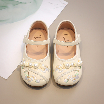 Girls' Shoes Shoes for Han Chinese Clothing Kids Horse-Face Skirt Shoes Spring & Fall National Style Shoes Small Leather Shoes Chinese Ancient Style — 4