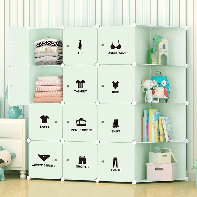 Wardrobe Containing Box Clothing Finishing Box Containing Cabinet Large Number Plastic Case Cloth Art Home Clothing Cabinet Drawer