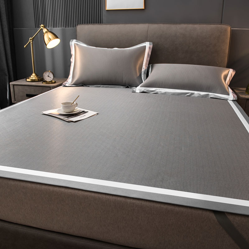 New Products Summer Carbon Light Ice Silk Mat three sets Home washed bed Ogasawara Summer cool mat Folding Air Conditioning Soft Mat