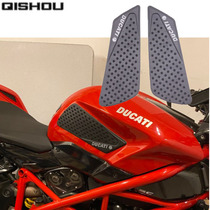 Suitable for motorcycle Ducati Ducati848 1098 1198 fuel tank anti-skid stickers knee protection side stickers