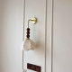 French-Style Vintage Bedroom Bedside Pendant Wall Lamp, Mid-Century Wabi-Sabi Living Room, Guesthouse, Staircase Lighting, Southeast Asian Fabric Lamp
