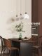Walnut French Vintage Creative Chandelier with Skirt-Shaped Artistic Design for Home Dining Room, High-End Atmosphere Bar Table Lamp