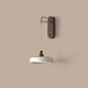 Italian Accessible Luxury Wall Lamp 2025 New Atmosphere Art Creative Glass Full Spectrum Bedside Lamp