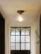 Flower Ceiling Lamp, French Light Luxury Style, Decorative Lamp for Hallway and Entrance, Petal Single-Head Design, Entryway Corridor Balcony Lamp