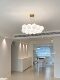 Nordic Internet Celebrity Planet Bubble Living Room Chandelier French Simple Cream Style Girl's Warm Bedroom Cloud Chandelier