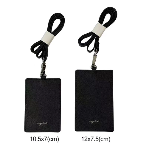 Кожаный картхолдер подходит для мужчин и женщин, бейджик, из натуральной кожи