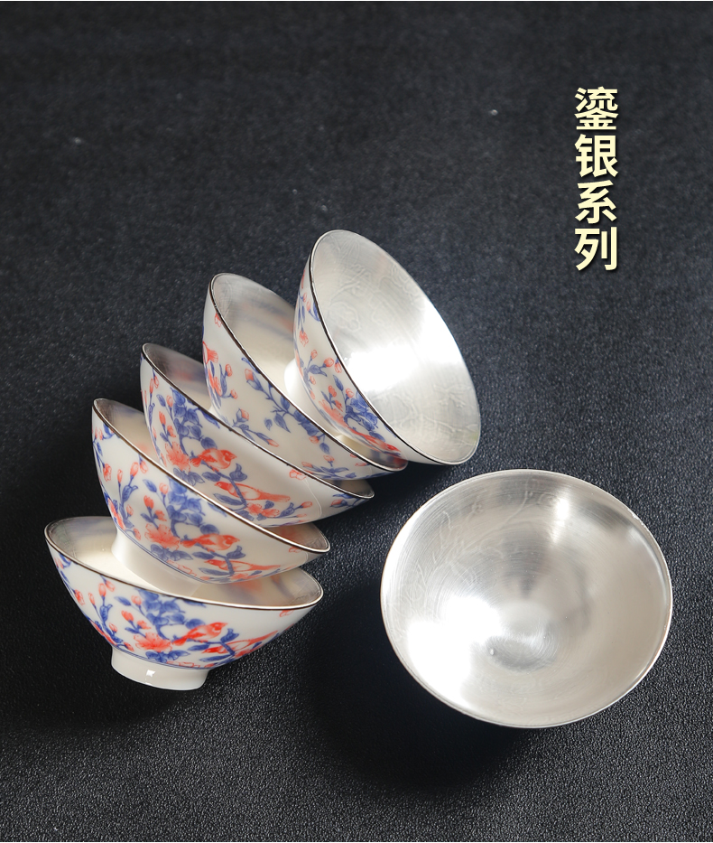 Dehua suet jade white porcelain hat cup ceramic masters cup personal single CPU kung fu tea sample tea cup a cup of tea