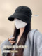 Zhao Lusi Style Hat for Women, Autumn and Winter Bucket Hat, Suitable for Large Head Circumference and Round Face, Versatile and Face-Slimming Baseball Cap