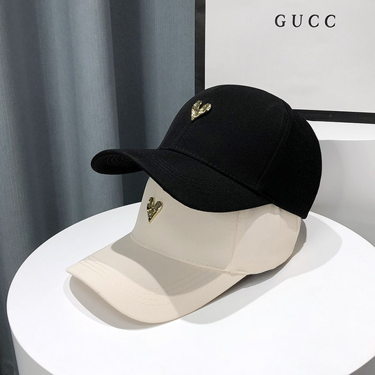 2022 new hard-top baseball hat for women in summer Korean ins trendy brand versatile sun visor peaked cap that looks smaller