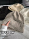 Pure Wool Knitted Hat for Women 2025 New Winter Thickened Warm Ear-Protecting Beanie Large Head Circumference Cold Hat Slouchy Hat