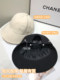 Zhao Lusi Style Hat for Women, Autumn and Winter Bucket Hat, Suitable for Large Head Circumference and Round Face, Versatile and Face-Slimming Baseball Cap