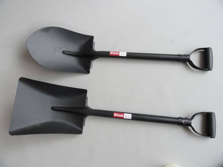 RTools Export quality large iron handle shovel One-piece shovel Professional use shovel Gardening shovel Coal shovel