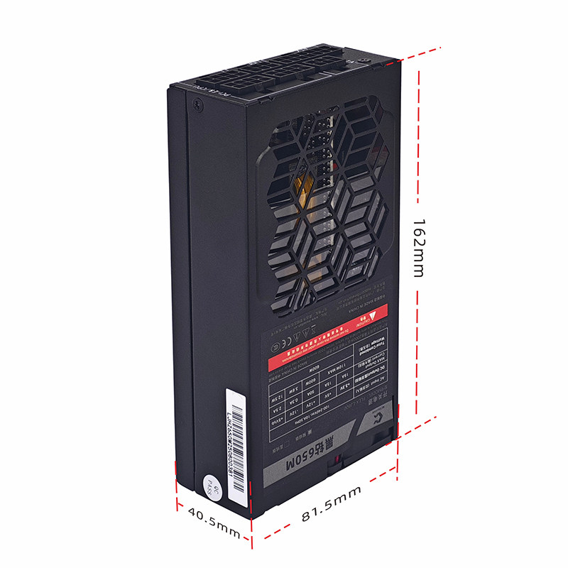 Fish Nest Black Diamond 650 Small 1U Power Supply Flex Rated 600W Gold Full Modular Nas Enhanced 700W Peak Silent