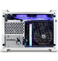 Fish nest@Barracuda G5 PLUS all-aluminum ITX chassis SFX power supply 3080 graphics card A4 side transparent mini small chassis