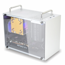 Fish nest@Barracuda S6 mini ITX chassis with handle SFX power supply A4 desktop computer side transparent portable small chassis