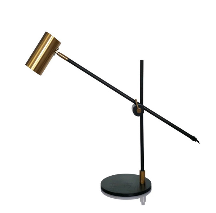 Rear modern table light table lamp long pole rocker book room Living room Bedroom Hotel Designer Prototype room Decorative Bed headlights