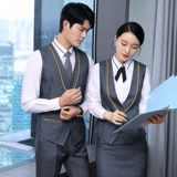 Жилет для работы, комплект для отеля, лонгслив, униформа