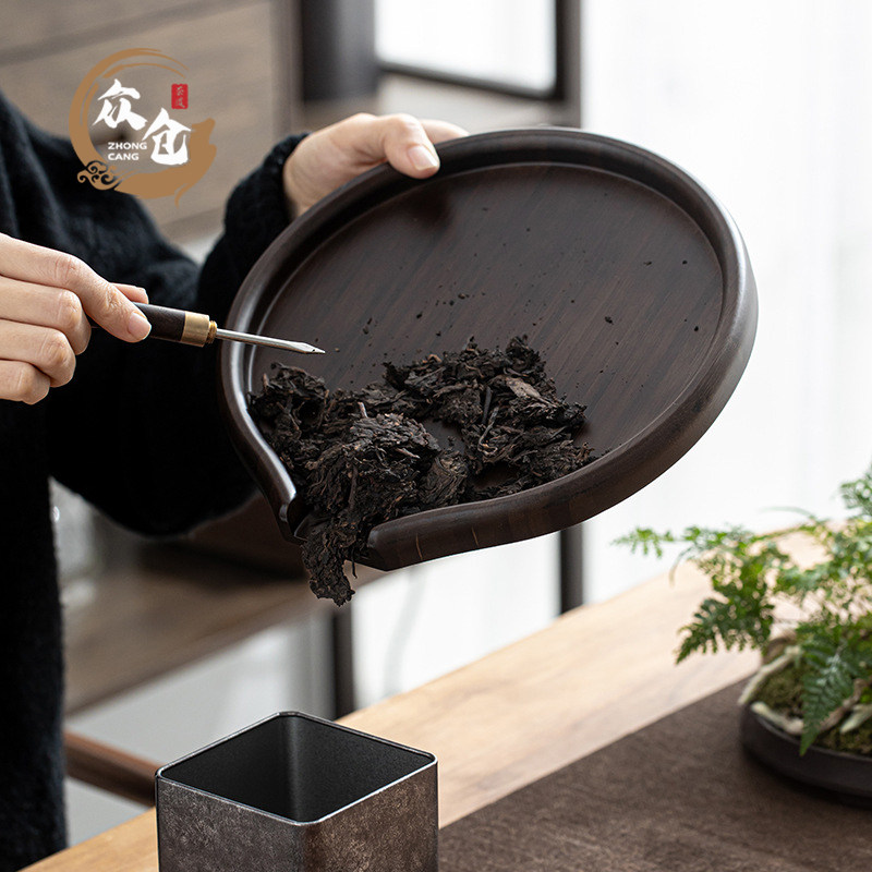 Bamboo division tea plate Kunfu tea accessories tray Pu-yu tea cake cake cut tea box for tea cookies