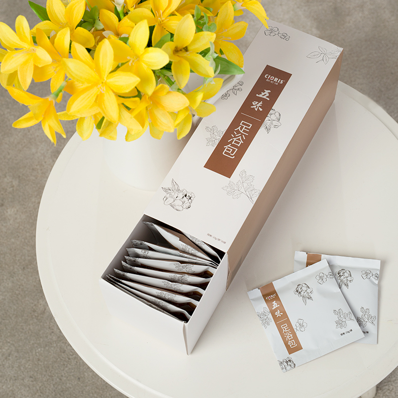 CLORIS Karen Poetry Five Taste foot bath Agrass old ginger red flowers motherwort Cauldron Feet Foot Bath