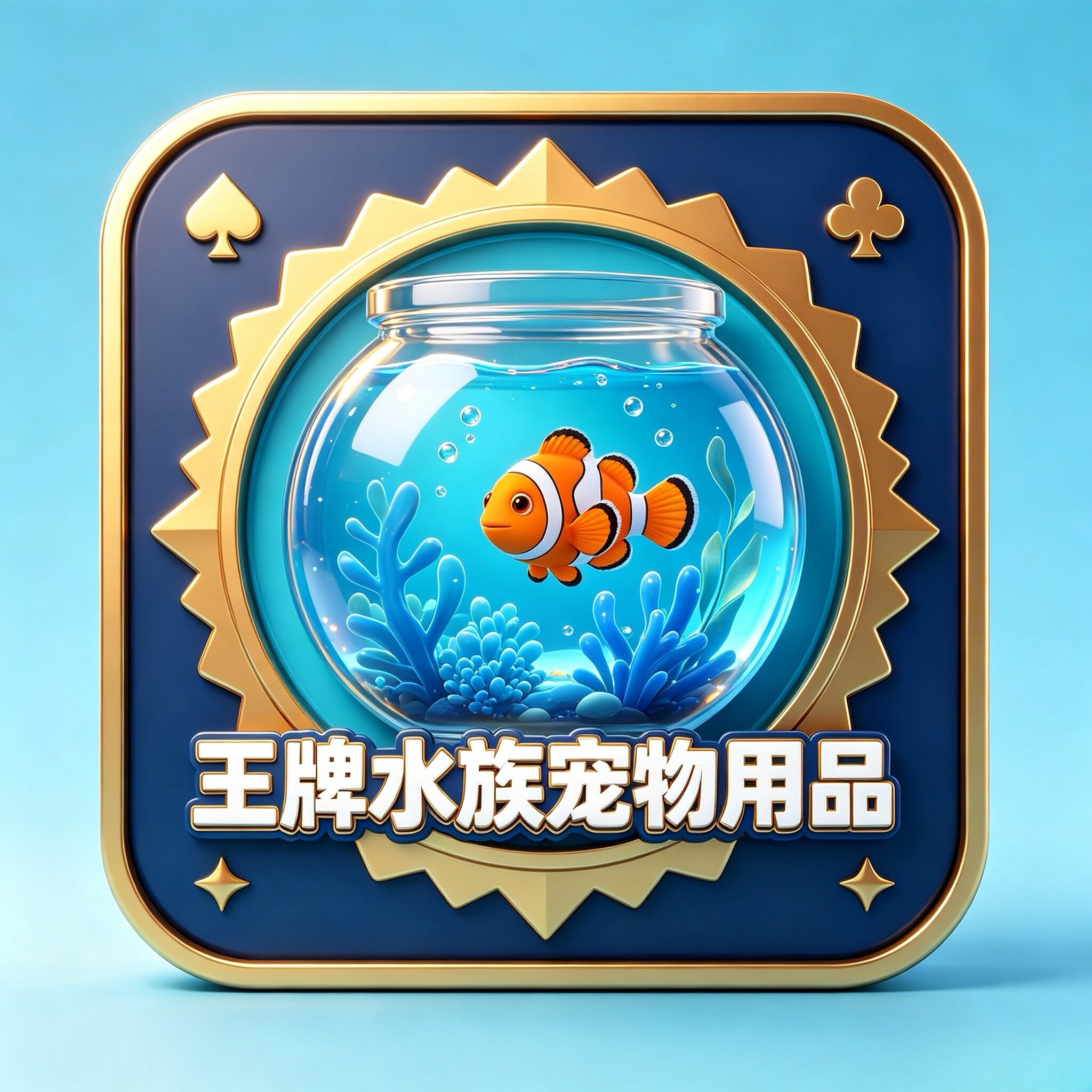 王牌水族宠物用品的LOGO