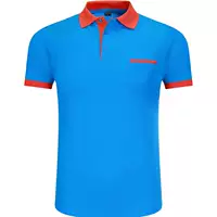 Wu-Short Pocket Fighting T Lake Blue Orange воротник
