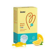 inne whole brain dha infants and young children supplement brain algae oil non-fish oil 40 capsules box