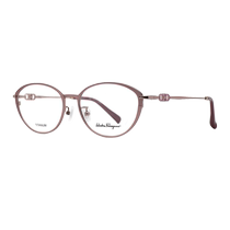 (Direct sales) FERRAGAMO Ferragamo Ouyang Nanas same style womens exquisite titanium glasses frame frame