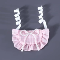 Розовый нагрудник из жемчуга