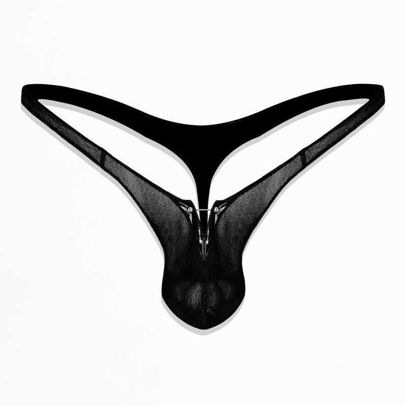 Original Nose Ring Patent Leather Silver Thread Deep V Low-Rise Thong Erotic Designer Style 26 New Men's Single Thong Original Nose Ring Patent Leather Silver Thread Deep V Low-Rise Thong Erotic Designer Style 26 New Men's Single Thong