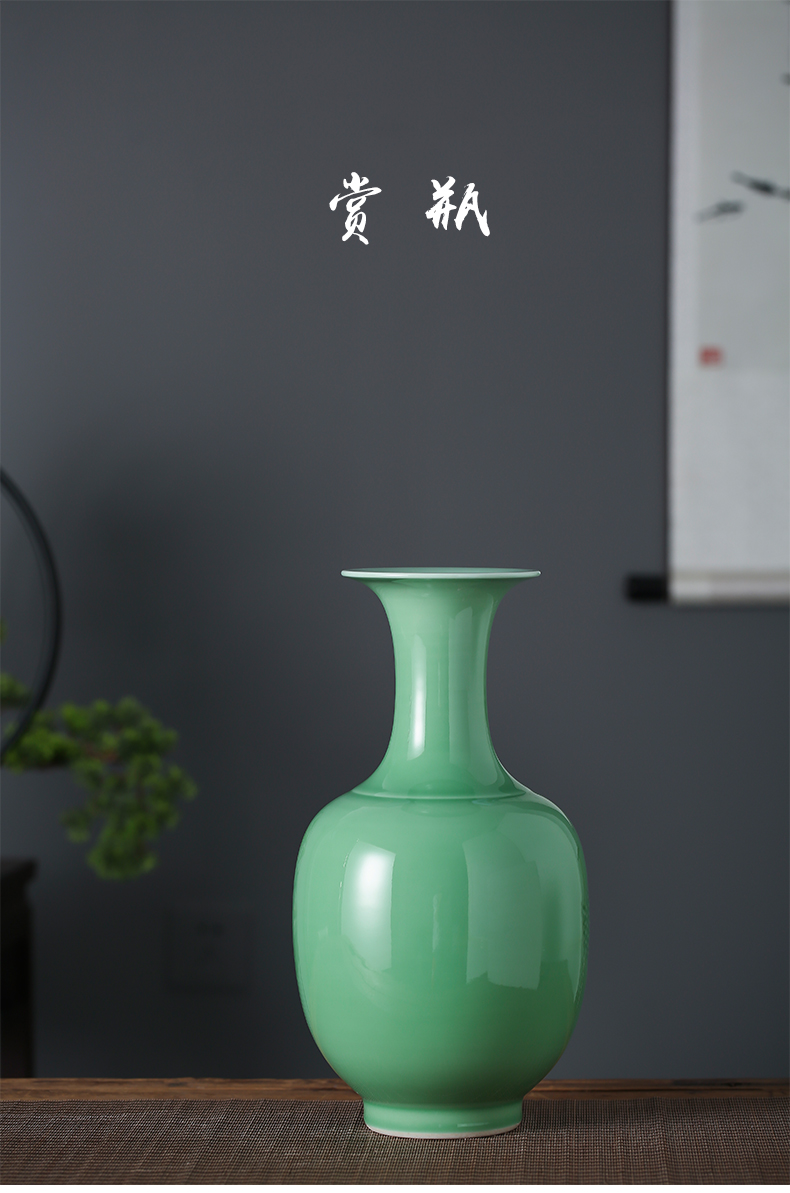 Jingdezhen ceramics archaize carving shadow blue bottle furnishing articles household act the role ofing is tasted, the sitting room porch TV ark, flower arrangement