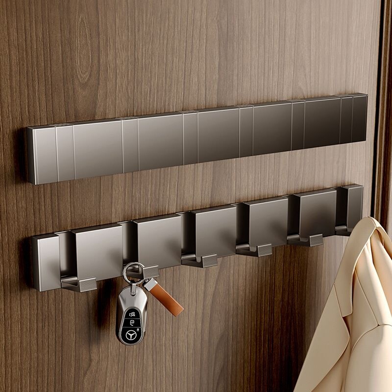 Japanese Precision No-Drill Invisible Hook for Entryway, Behind Door, Bathroom Wall-Mounted Clothes Hanger