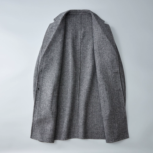 Шерстяное шерстяное пальто, кашемировая длинная двусторонная куртка, длина макси, в корейском стиле, в британском стиле