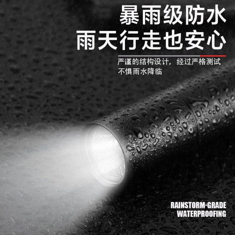 Small flashlight rechargeable portable student ultra-small light-emitting portable child with hand lamp home dormitory travel