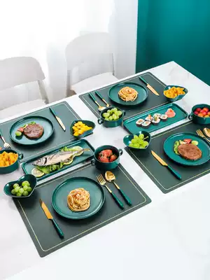 Western tableware full set of steak dinner plate home knife and fork plate set set set for lovers to eat steak steak steak Western plate